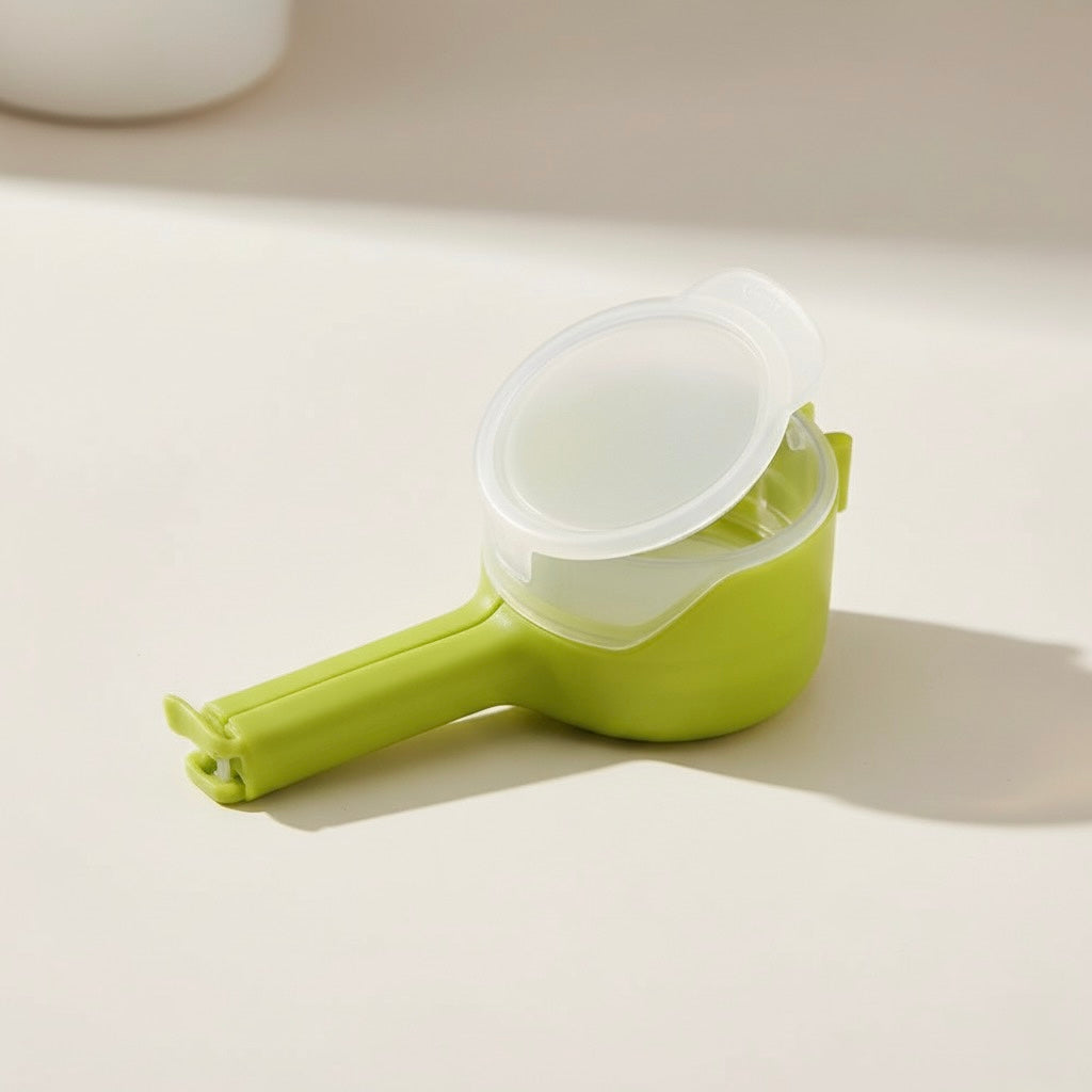 2-in-1 Food Bag Sealing Scoop Clip